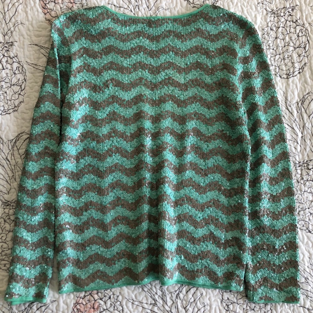 Jcrew Sequin Top - Picture 3 of 4